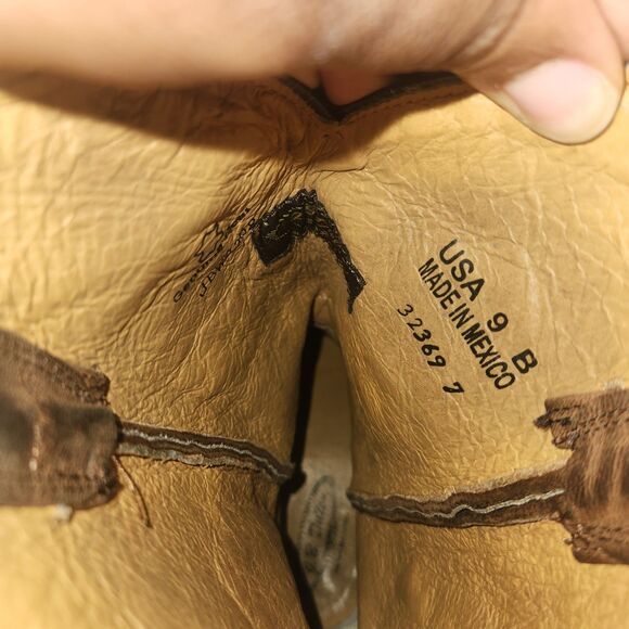 JB Dillion Genuine Goat Skin Western Size 9 Western Cowgirl JNW2308 Embroidery - Picture 7 of 11